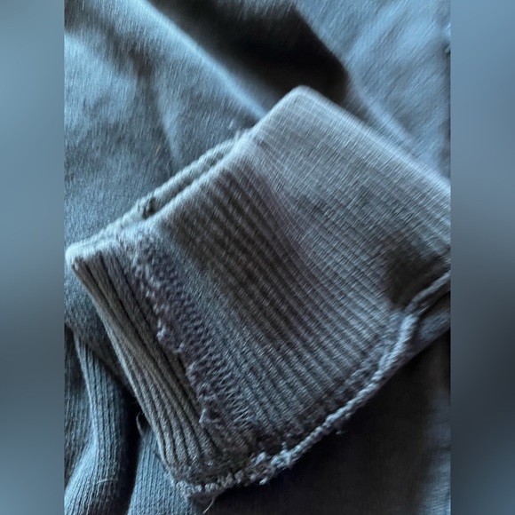 Grey/ Blue XXL Abercrombie & Fitch Zip Up Sweater - Picture 3 of 4